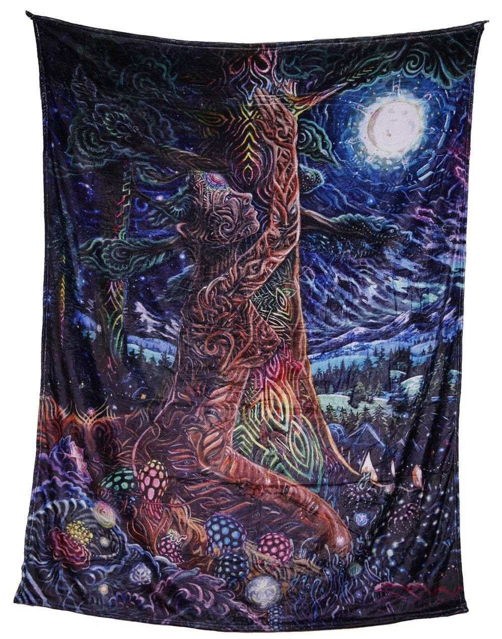 Blankets Randal Roberts - Northern Nights - Fleece Blanket 103559 TrippyStore
