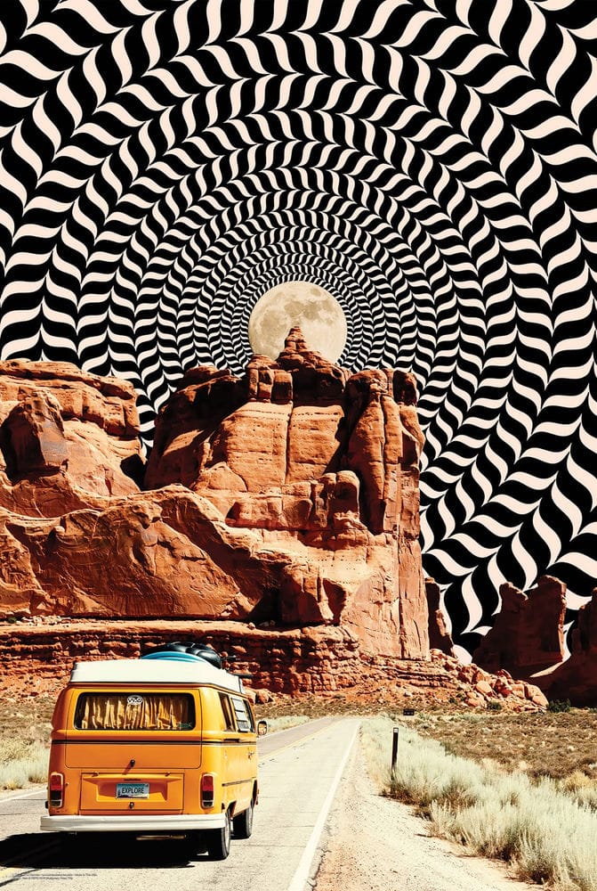 Posters Illusionary Road Trip - Poster 103589 TrippyStore