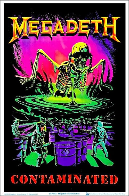 Posters Megadeth - Contamination - Black Light Poster 103436