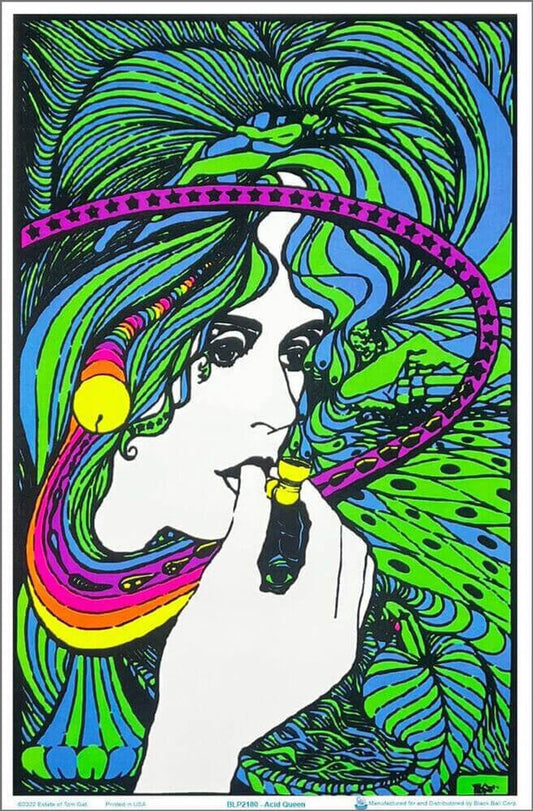 Posters Tom Gatz - Acid Queen - Black Light Poster 103379