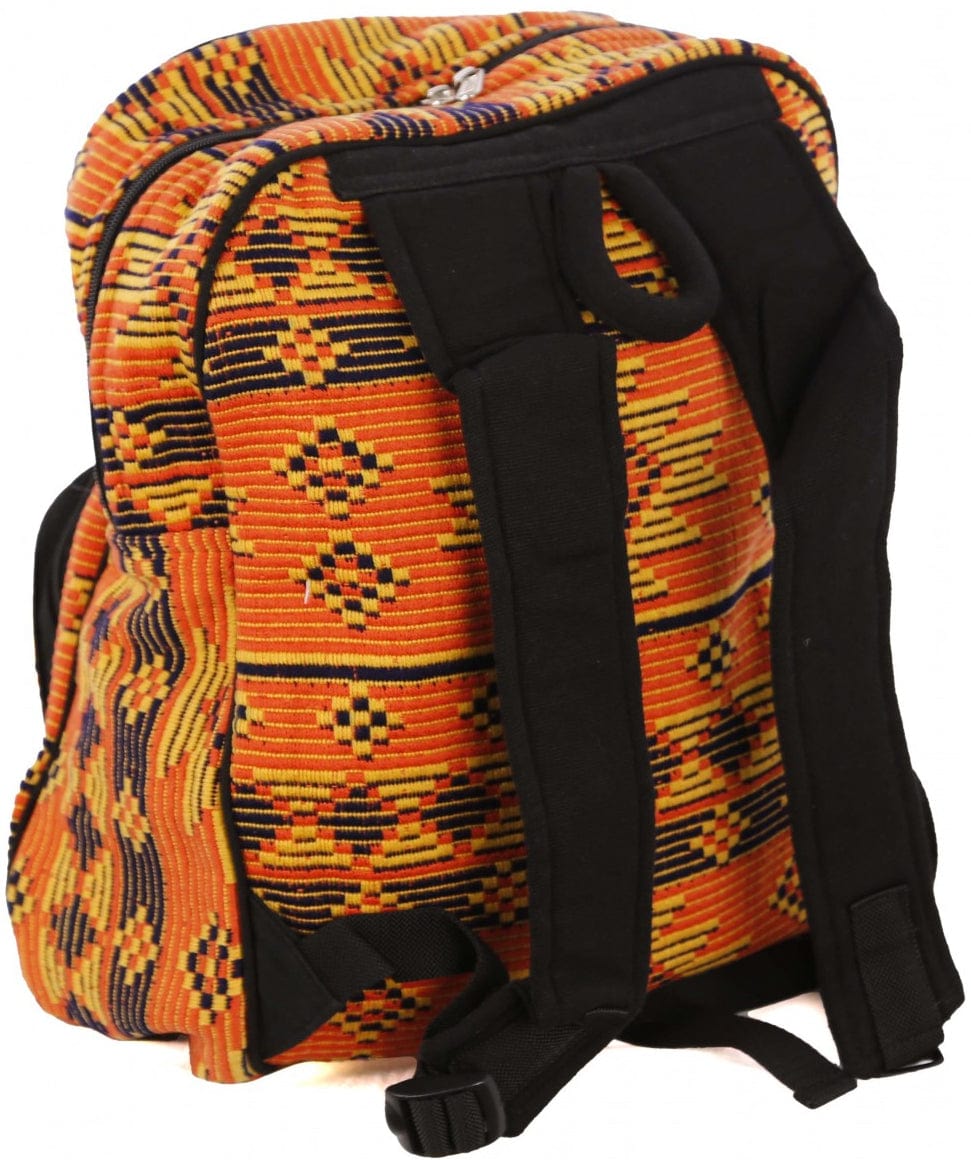 Bags Woven Jacquard - Orange - Backpack 102516