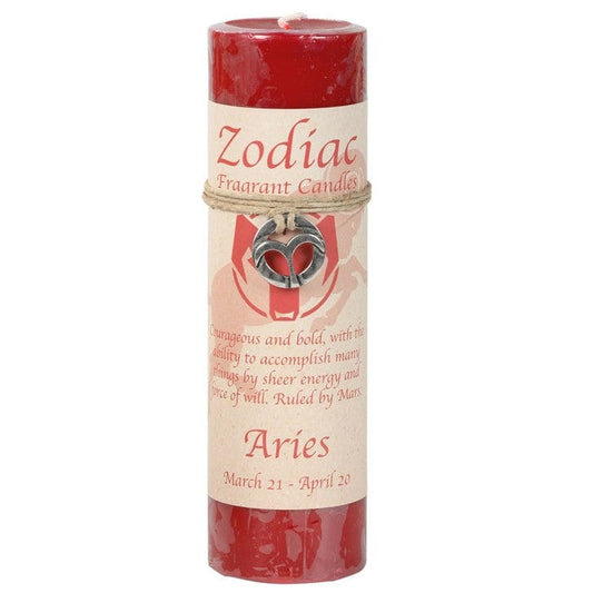 Candles Aries - Zodiac with Pendant - Candle 103140