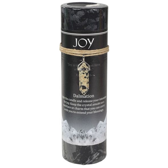 Candles Joy - Dalmatian Jasper - Crystal Energy Candle 103163