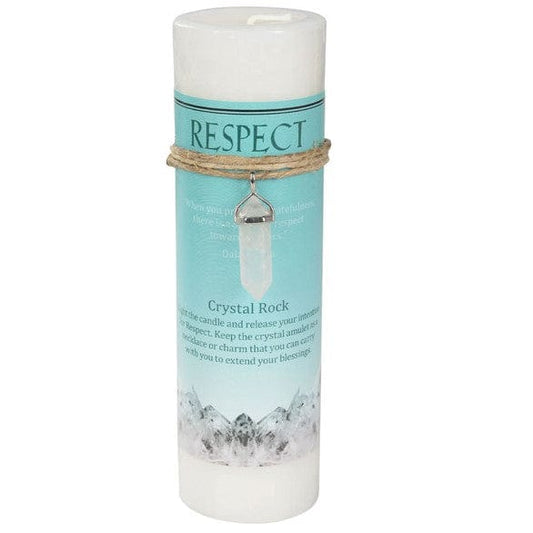 Candles Respect - Crystal Rock - Crystal Energy Candle 103167