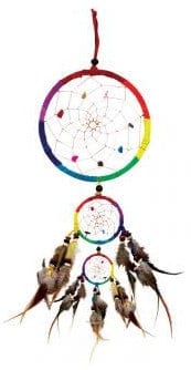 Dreamcatchers Descending Hoop Rainbow - Dreamcatcher 102678