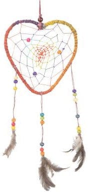 Dreamcatchers Heart - Hemp - Dreamcatcher 102711