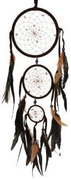 Dreamcatchers Triple Tier Peacock Feather - Dreamcatcher 102699