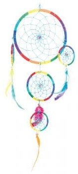 Dreamcatchers Triple Tier - Rainbow - Dreamcatcher 102729