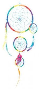 Dreamcatchers Triple Tier - Rainbow - Dreamcatcher 102729