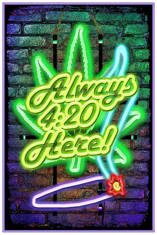 Incense Always 420 Here - Black Light Poster 101871