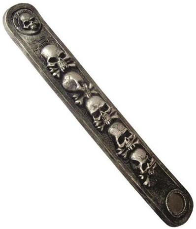 Incense Burning Rage - Skulls - Canoe Incense Burner 100461