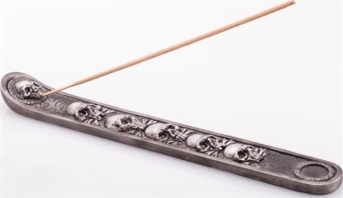 Incense Burning Rage - Skulls - Canoe Incense Burner 100461