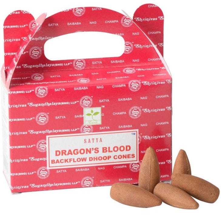 Incense Satya - Dragon’s Blood - Backflow Incense Cones 102645