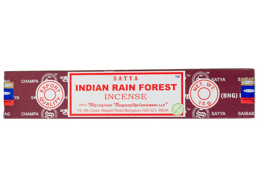 Incense Satya - Indian Rain Forest - Incense Sticks 101744