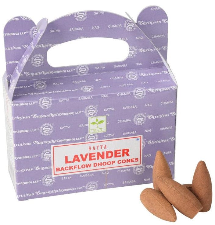 Incense Satya - Lavender - Backflow Incense Cones 102646