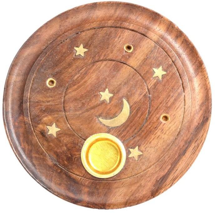 Incense Stars - Wooden Cone and Stick Incense Burner 101878