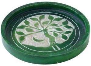 Incense Tree of Life - Green - Soapstone Incense Burner 101877