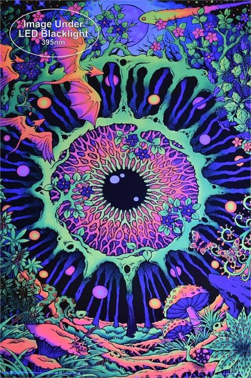 poster Space Tribe - Cosmic Eye - Black Light Poster 103181