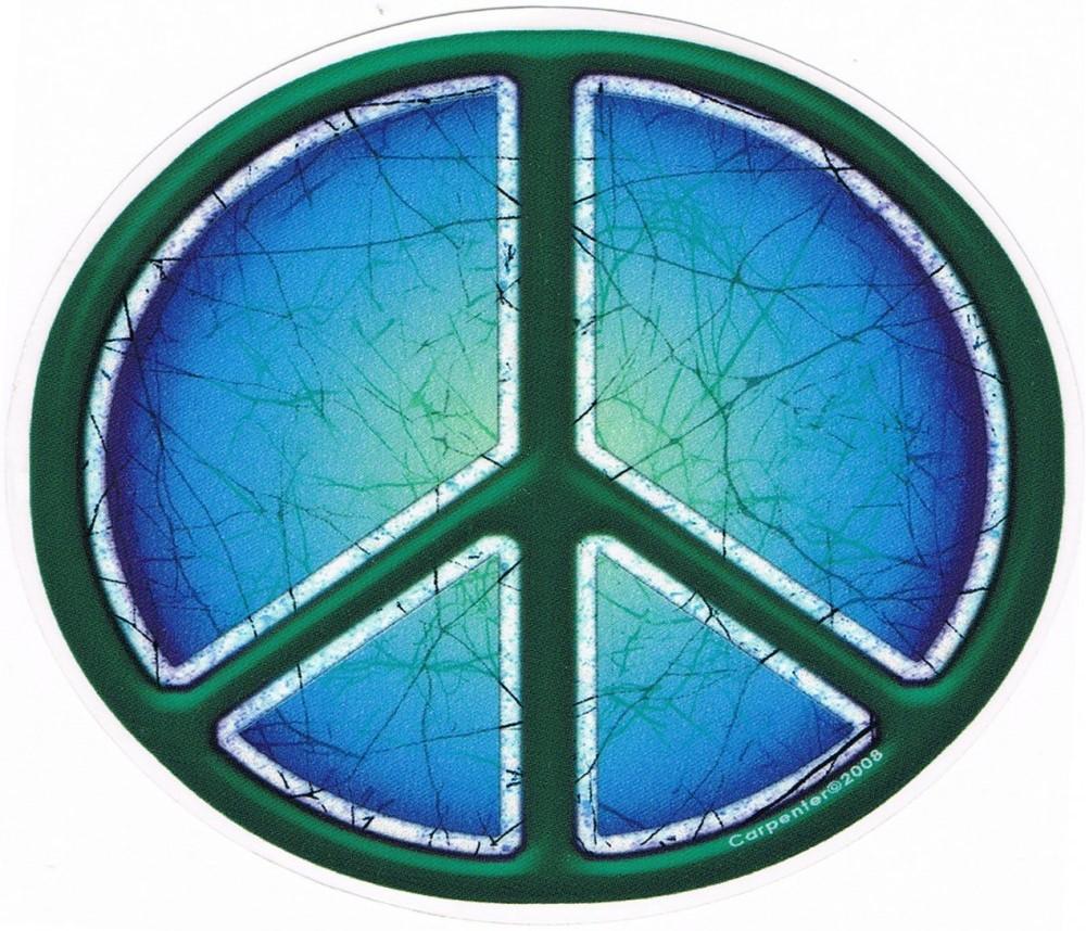 Posters Batik Peace SIgn - Sticker 101761