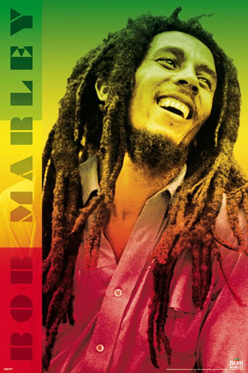 Posters Bob Marley - Rasta Colors - Poster 100762
