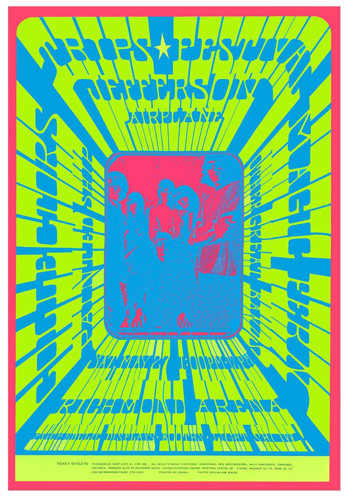 Posters Bob Masse - Jefferson Airplane - Trips Festival - Concert Poster 100431