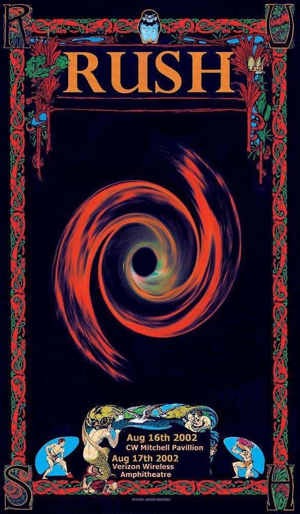 Bob Masse - Rush - Concert Poster