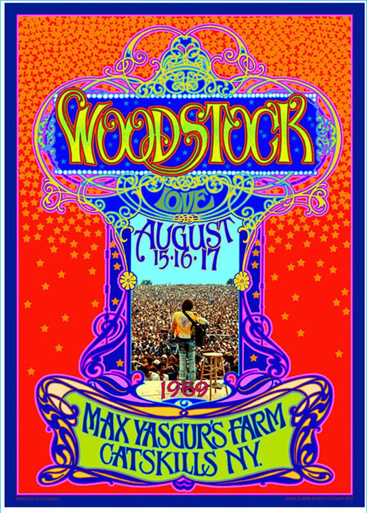Posters Bob Masse - Woodstock - Yasgur's Farm - Concert Poster 100441