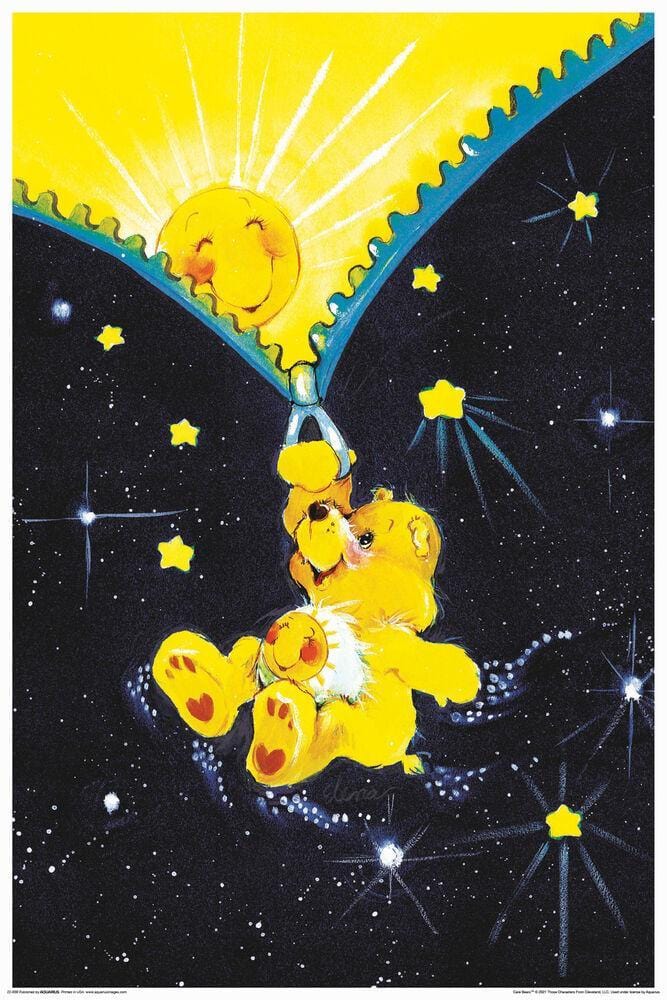 Posters Care Bears - Zipper - Black Light Poster 101431