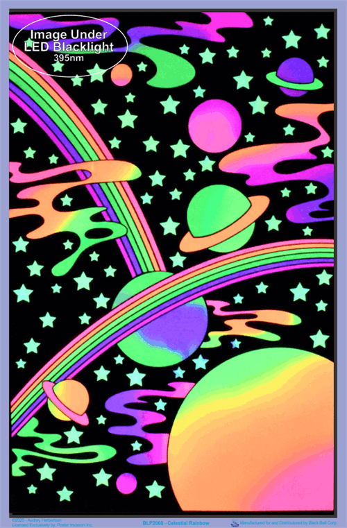 Posters Celestial Rainbow - Black Light Poster 100959