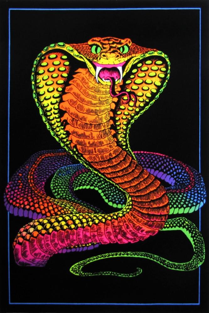 Posters Cobra - Black Light Poster 001077