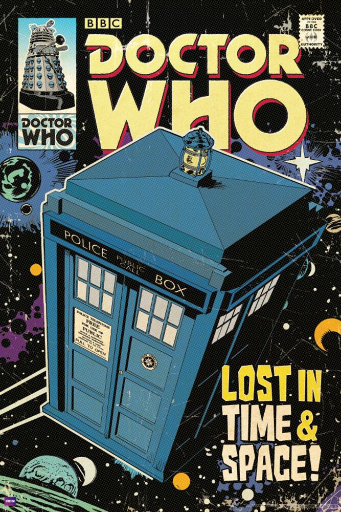 Posters Dr. Who - Tardis Comic - Poster 101067