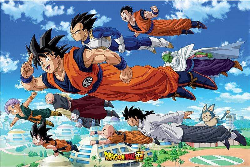 DRAGON BALL SUPER : SUPER HERO Poster Goku's Group (52x38cm)
