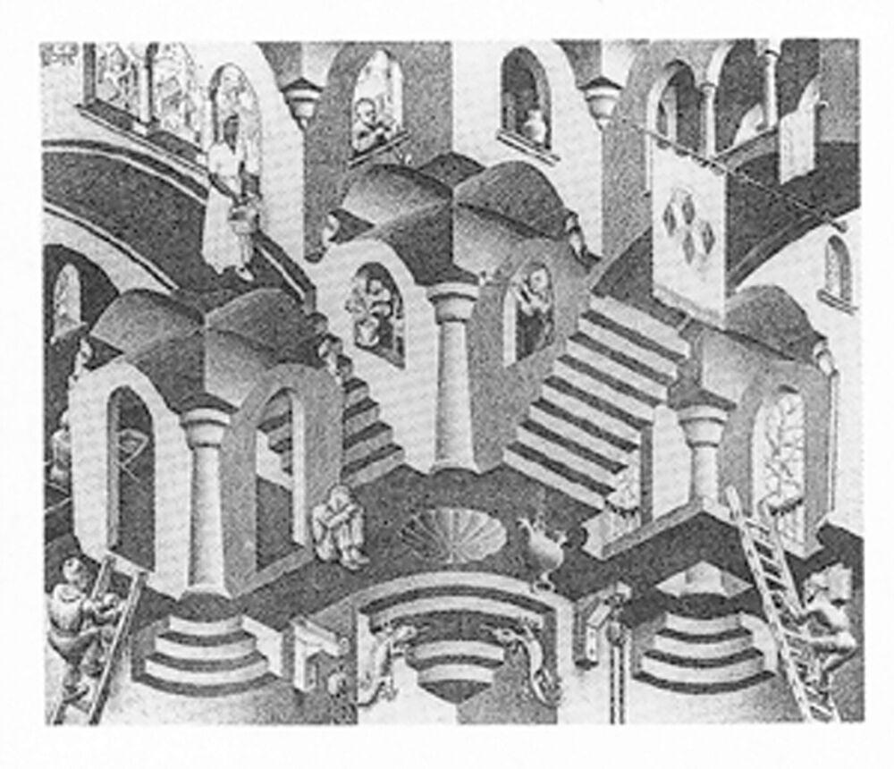 Posters Escher - Concave and Convex - Poster 101219