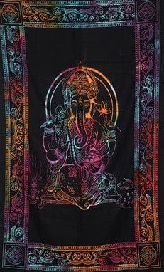 Posters Glowing Ganesh - Tie-Dye - Tapestry 102953