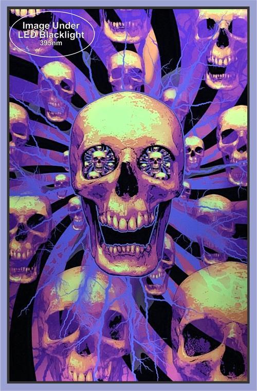 Posters Hyper Skull - Black Light Poster 100303