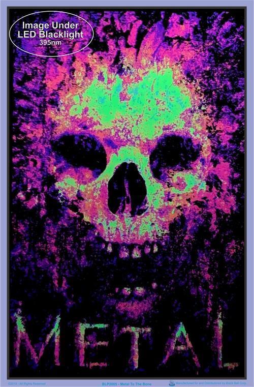 Posters Metal to the Bone - Black Light Poster 100144