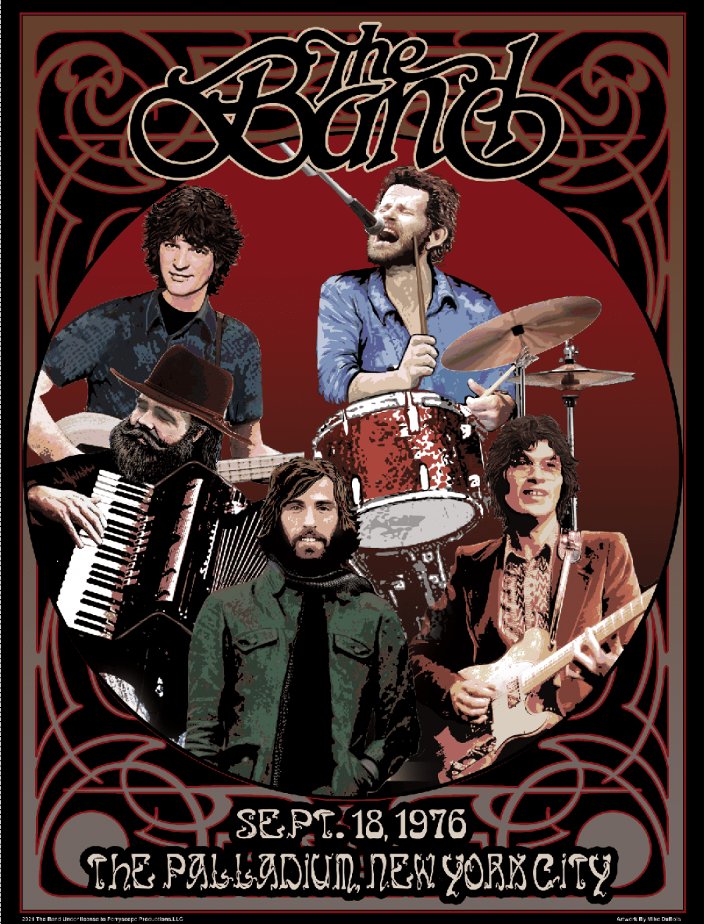 Posters Mike DuBois - The Band - Concert Poster 102259