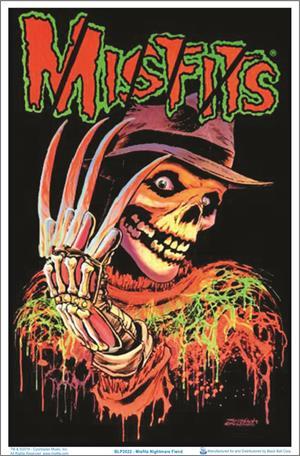 Misfits - Nightmare Fiend - Velvet Black Light Poster