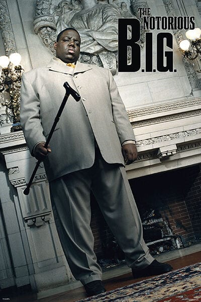Posters Notorious B.I.G - Biggie Smalls Cane - Poster 102333