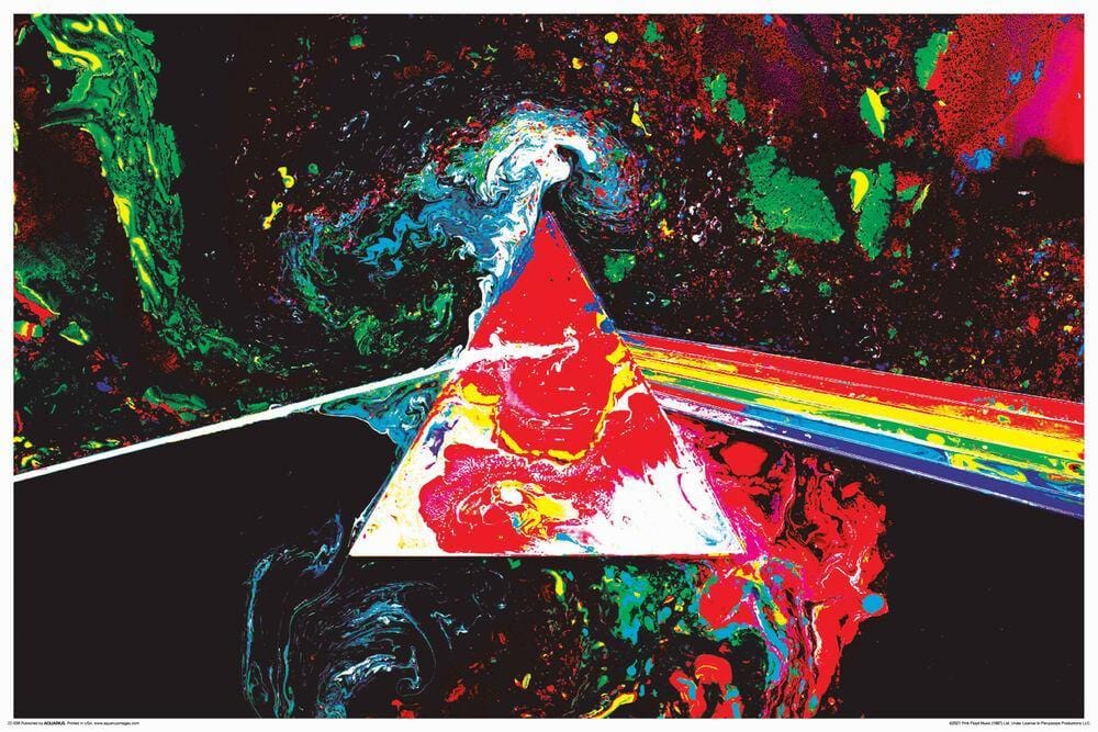 Studio B Pink Floyd - Non-Flocked Blacklight Poster 36 inch x 24 inch