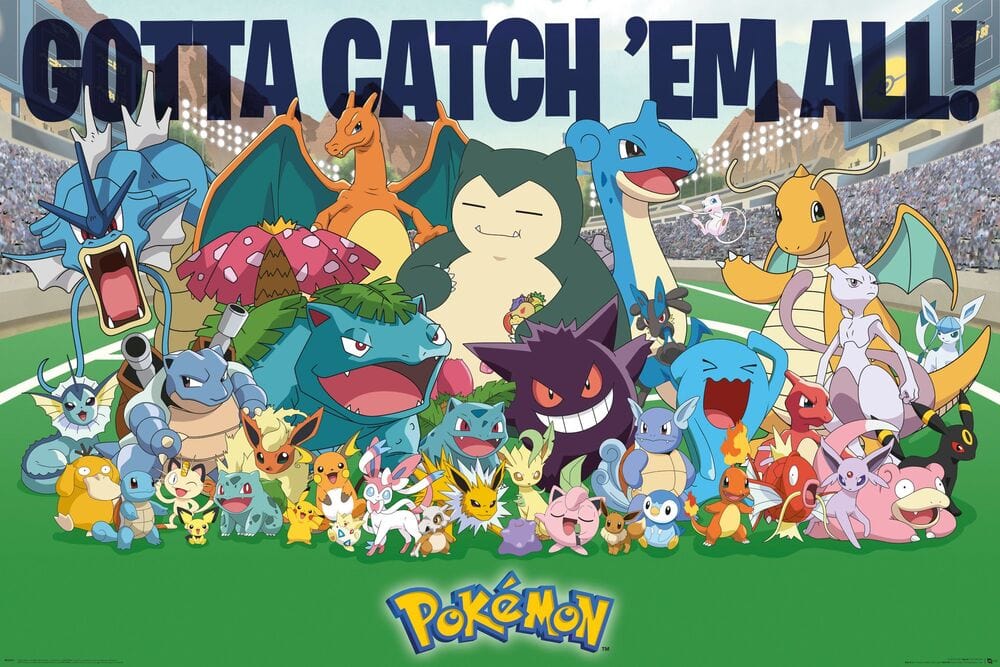 Pokemon - Gotta Catch Em All - Poster Pokemon - Gotta Catch Em All - Poster