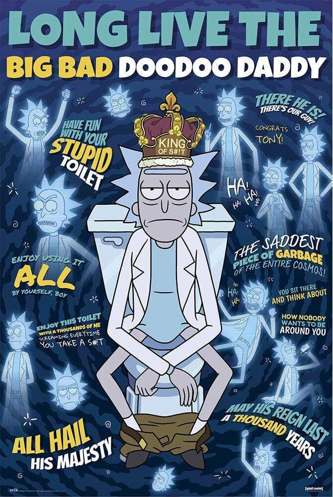 Posters Rick and Morty - Big Bad DooDoo Daddy - Poster 101998