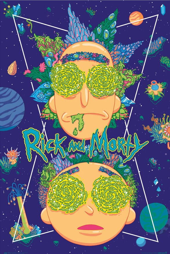 Rick and Morty High in the Sky Poster – TrippyStore