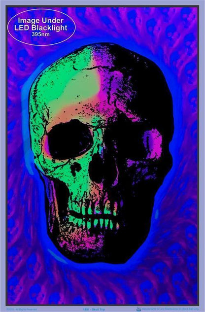 Posters Skull Trip - Black Light Poster 000614