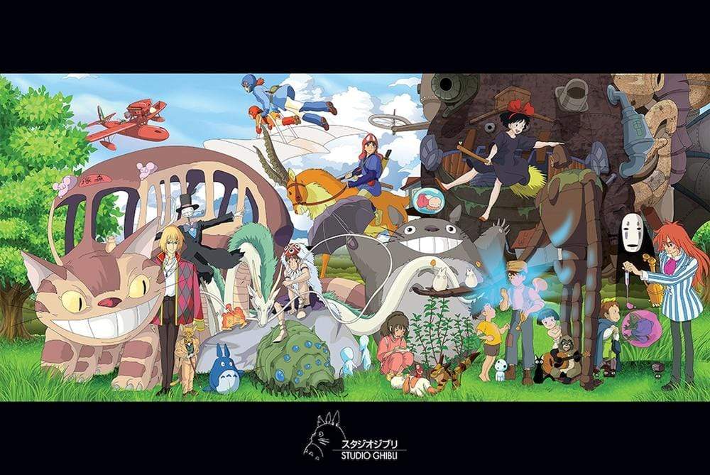 Studio Ghibli Poster , Studio Ghibli Merch , Studio Ghibli Prints