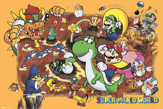 Posters Super Mario World - SNES Crew - Poster 102074