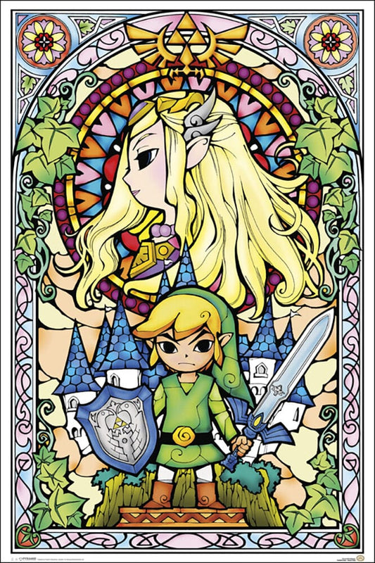 Posters The Legend of Zelda - Stained Glass - Poster 102881