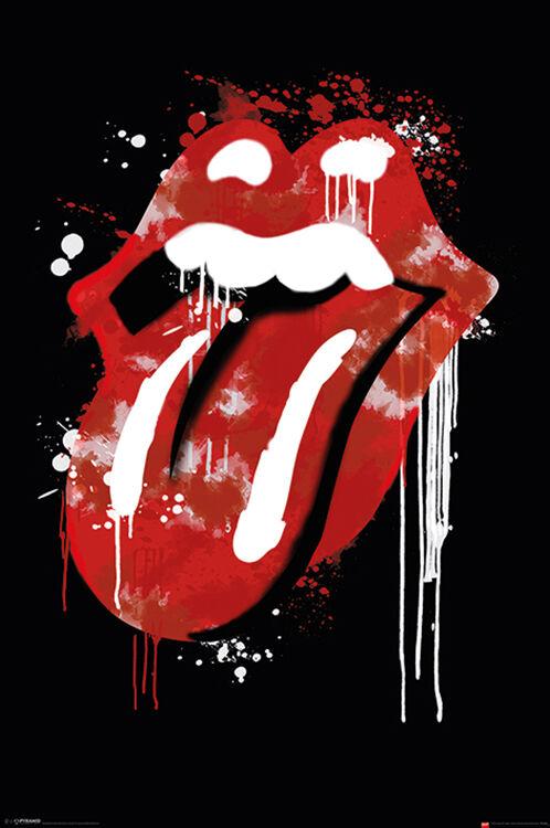 Posters The Rolling Stones - Graffiti Tongue - Poster 101094