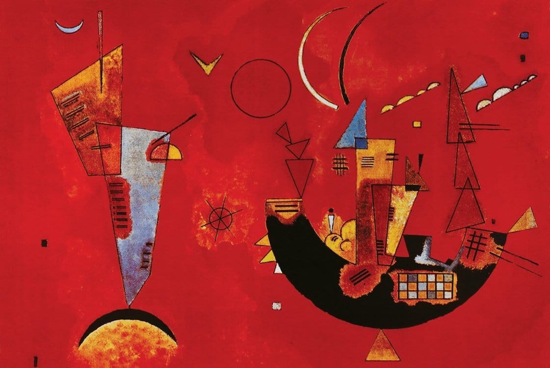 Posters Wassily Kandinsky - Mit und Gegen - Poster 004210