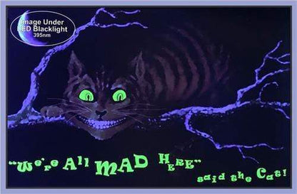Posters We're All Mad Here - Black Light Poster 000053